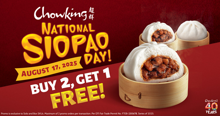 Chowking National Siopao Day Promo